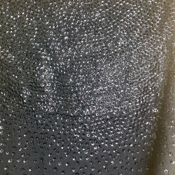 Cynthia Steffe Black Beaded 100% Cashmere Sleeveless Sweater SZ Large NWT - Picture 4 of 7